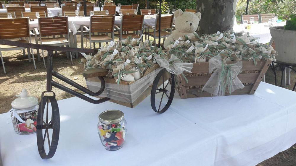 Banquet dans le jardin de l'hôtel Solemonti